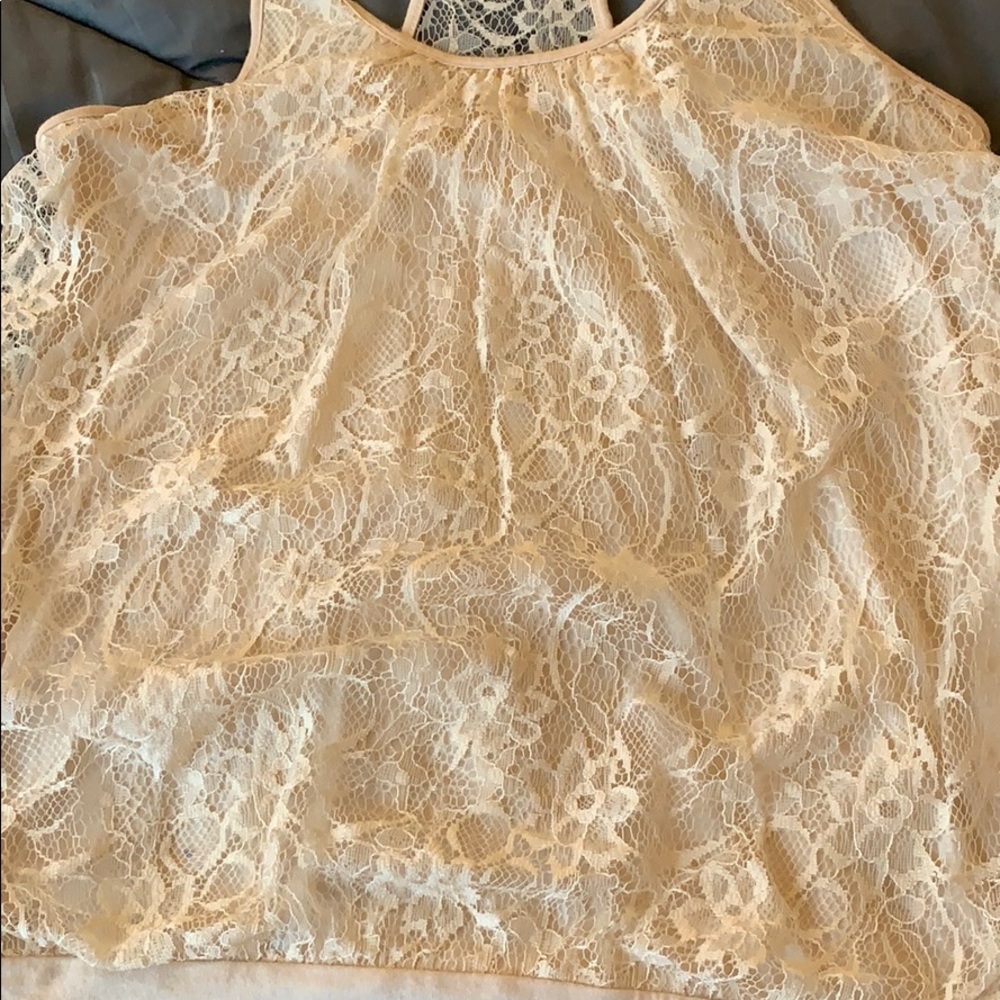 Express Racer-Back Laced Tank - Picture 3 of 8